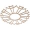 Ekena Millwork Augustus Wood Fretwork Pierced Ceiling Medallion, Alder, 30"OD x 10 1/2"ID x 3/8"T CMWP30X30X0375AUAL - alternate 4